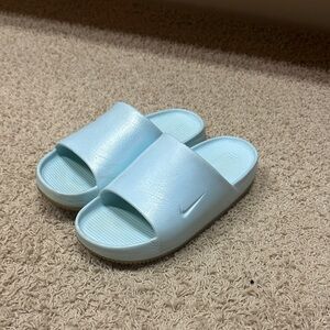 Nike Pastel Blue Slide Sandals